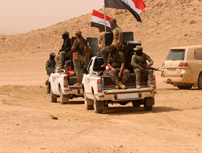 Quân đội Iraq gần biên giới Syria