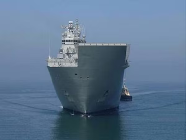 Australia tiếp nhận tàu đổ bộ tấn công hạng nặng lớp“Canberra” đầu tiên ảnh 1 Australia tiếp nhận tàu đổ bộ tấn công hạng nặng lớp“Canberra” đầu tiên ảnh 1