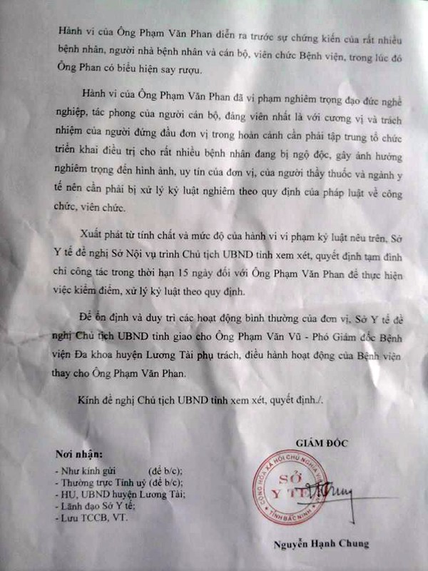 Thông tin thêm vụ giám đốc bệnh viện cản trở báo chí tác nghiệp ảnh 3 Thông tin thêm vụ giám đốc bệnh viện cản trở báo chí tác nghiệp ảnh 3