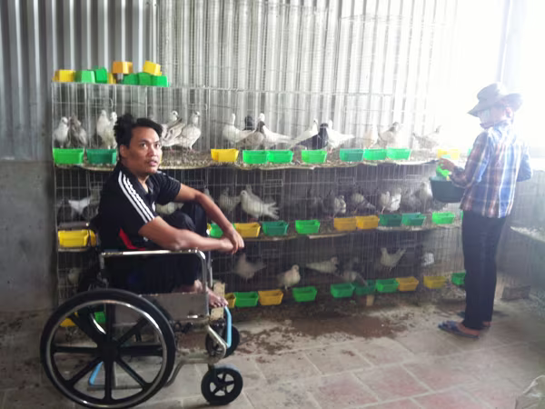 Hai lần tù, bị liệt nửa người vẫn trở thành ông chủ nuôi chim giàu có ảnh 2 Hai lần tù, bị liệt nửa người vẫn trở thành ông chủ nuôi chim giàu có ảnh 2