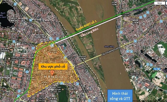 Cầu ĐS vượt sông Hồng: Sẽ cách cầu Long Biên 75m về thượng lưu? ảnh 1 Cầu ĐS vượt sông Hồng: Sẽ cách cầu Long Biên 75m về thượng lưu? ảnh 1