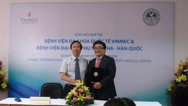 Vinmec ký thỏa thuận hợp tác với bệnh viện đại học y hàng đầu Hàn Quốc ảnh 1 Vinmec ký thỏa thuận hợp tác với bệnh viện đại học y hàng đầu Hàn Quốc ảnh 1