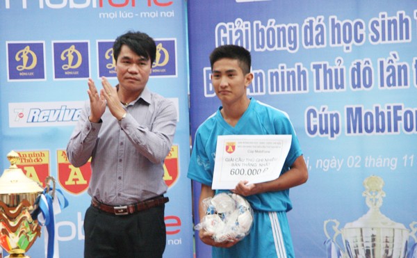 THPT Trần Quốc Tuấn lần thứ 2 đăng quang giải bóng đá học sinh Hà Nội ảnh 16 THPT Trần Quốc Tuấn lần thứ 2 đăng quang giải bóng đá học sinh Hà Nội ảnh 16