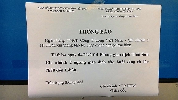 Trộm đột nhập ngân hàng VietinBank, lấy phải két sắt...rỗng ảnh 2 Trộm đột nhập ngân hàng VietinBank, lấy phải két sắt...rỗng ảnh 2