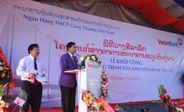 Khởi công xây dựng tòa nhà Vietinbank tại Lào ảnh 2 Khởi công xây dựng tòa nhà Vietinbank tại Lào ảnh 2