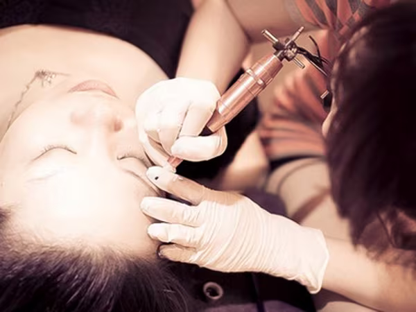 Nguy cơ từ dịch vụ xăm môi di động ảnh 1