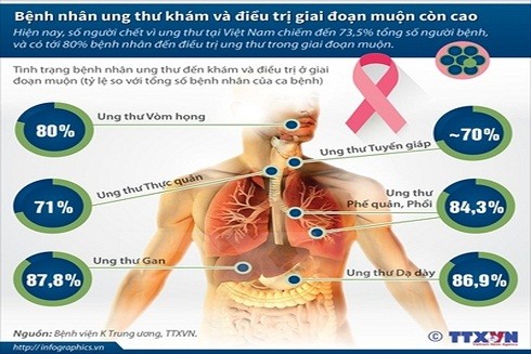Ung thư ở Việt Nam: Những con số phải "giật mình" ảnh 2 Ung thư ở Việt Nam: Những con số phải "giật mình" ảnh 2