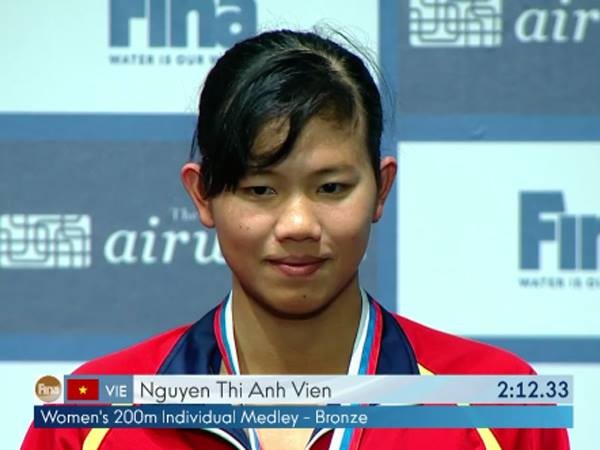 Tuyệt vời: Ánh Viên đoạt Huy chương đồng Cúp thế giới 2015 ảnh 5 Tuyệt vời: Ánh Viên đoạt Huy chương đồng Cúp thế giới 2015 ảnh 5