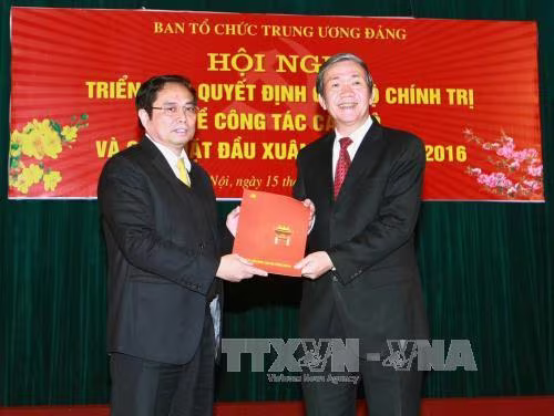Đồng chí Phạm Minh Chính giữ chức Trưởng ban Tổ chức Trung ương ảnh 1 Đồng chí Phạm Minh Chính giữ chức Trưởng ban Tổ chức Trung ương ảnh 1