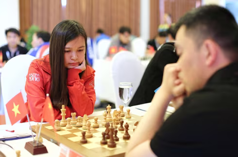3 nữ tướng cờ vua Việt Nam kiên cường thủ hòa bậc cao thủ ảnh 1 3 nữ tướng cờ vua Việt Nam kiên cường thủ hòa bậc cao thủ ảnh 1