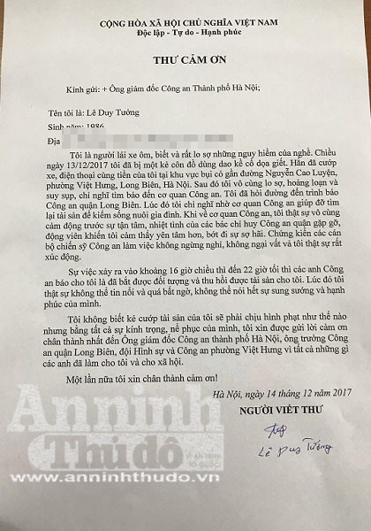 Bắt đối tượng cướp "xe ôm" sau 5 giờ gây án ảnh 2 Bắt đối tượng cướp "xe ôm" sau 5 giờ gây án ảnh 2