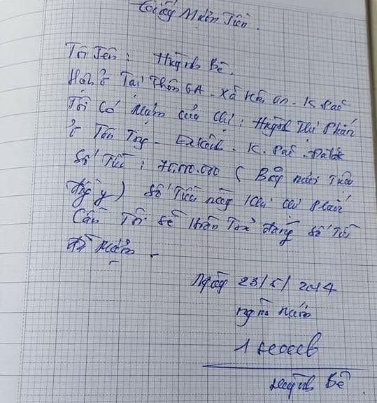 Thêm người tố bị hiệu trưởng lừa tiền chạy việc ảnh 1 Thêm người tố bị hiệu trưởng lừa tiền chạy việc ảnh 1