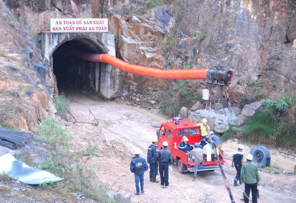 Sập hầm thủy điện tại Lâm Đồng, 11 công nhân bị mắc kẹt ảnh 1 Sập hầm thủy điện tại Lâm Đồng, 11 công nhân bị mắc kẹt ảnh 1