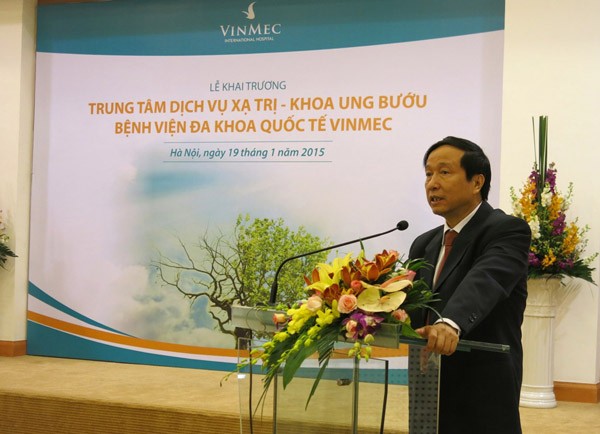 Vinmec khai trương trung tâm dịch vụ xạ trị hiện đại hàng đầu Việt Nam ảnh 1 Vinmec khai trương trung tâm dịch vụ xạ trị hiện đại hàng đầu Việt Nam ảnh 1