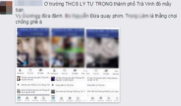 Nữ sinh Trà Vinh bị bạn cùng lớp ném ghế, giật tóc đánh tơi tả ảnh 4 Nữ sinh Trà Vinh bị bạn cùng lớp ném ghế, giật tóc đánh tơi tả ảnh 4