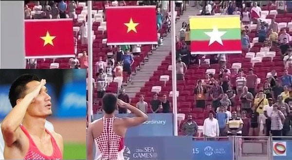 Hình ảnh đẹp về lòng yêu nước ở SEA Games 28 ảnh 1 Hình ảnh đẹp về lòng yêu nước ở SEA Games 28 ảnh 1