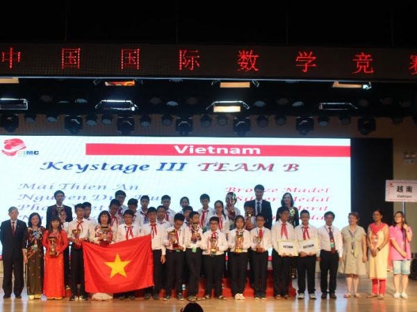 Việt Nam về nhất kỳ thi Toán học trẻ Quốc tế CIMC 2015 ảnh 1 Việt Nam về nhất kỳ thi Toán học trẻ Quốc tế CIMC 2015 ảnh 1