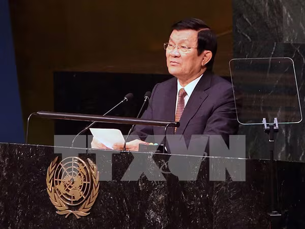 Chủ tịch nước Trương Tấn Sang trả lời phỏng vấn trực tiếp của hãng AP ảnh 1 Chủ tịch nước Trương Tấn Sang trả lời phỏng vấn trực tiếp của hãng AP ảnh 1