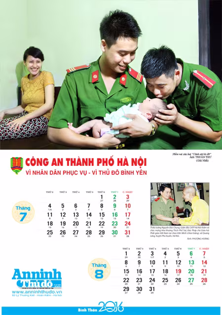 Thông báo về in lịch "Công an thành phố Hà Nội năm 2016" ảnh 5 Thông báo về in lịch "Công an thành phố Hà Nội năm 2016" ảnh 5