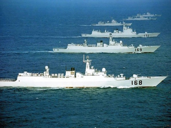 Tàu chiến, tàu ngầm Trung Quốc tập trận quy mô lớn trên Biển Đông ảnh 1 Tàu chiến, tàu ngầm Trung Quốc tập trận quy mô lớn trên Biển Đông ảnh 1