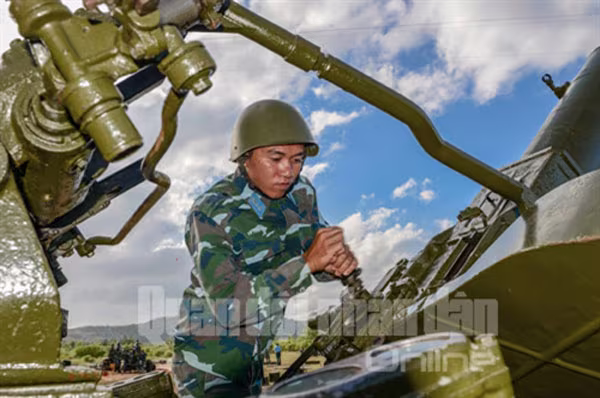 Sư đoàn Phòng không 377 chào mừng Đại hội Đảng ảnh 8