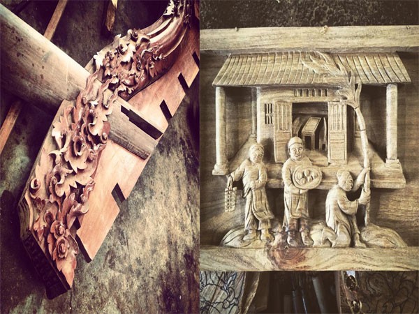 Cái tài của người làm "sống lại" nhà gỗ truyền thống ảnh 3 Cái tài của người làm "sống lại" nhà gỗ truyền thống ảnh 3