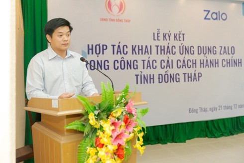 Đồng Tháp ứng dụng Zalo làm nền tảng cho dịch vụ công trực tuyến ảnh 2 Đồng Tháp ứng dụng Zalo làm nền tảng cho dịch vụ công trực tuyến ảnh 2