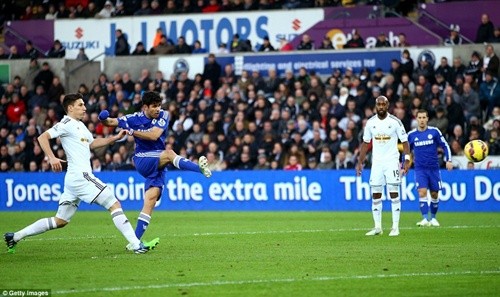 Chùm ảnh: Chelsea thắng giòn giã 5 sao trên sân Swansea ảnh 3 Chùm ảnh: Chelsea thắng giòn giã 5 sao trên sân Swansea ảnh 3