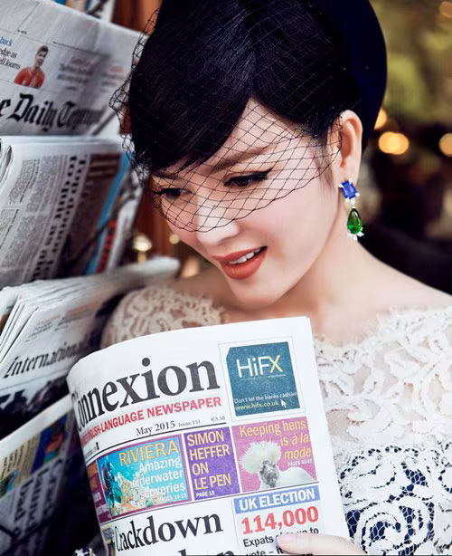 Lý Nhã Kỳ xinh đẹp, dịu dàng dạo phố cổ tại Pháp ảnh 5