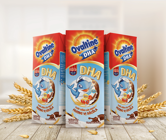 Ovaltine DHA+, thức uống ca cao lúa mạch Ovaltine lần đầu tiên bổ sung DHA ảnh 2 Ovaltine DHA+, thức uống ca cao lúa mạch Ovaltine lần đầu tiên bổ sung DHA ảnh 2
