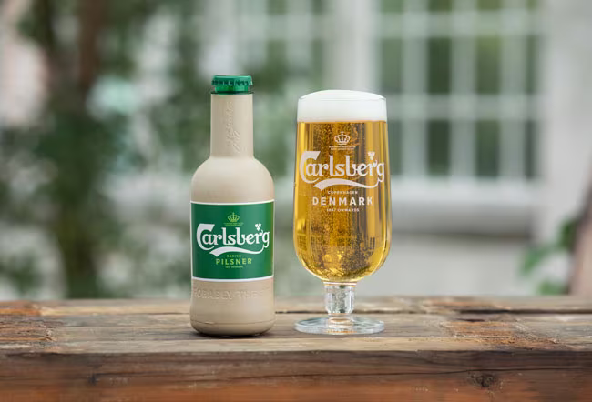 Carlsberg sắp tung ra chai bia "giấy" đầu tiên trên thế giới ảnh 2 Carlsberg sắp tung ra chai bia "giấy" đầu tiên trên thế giới ảnh 2