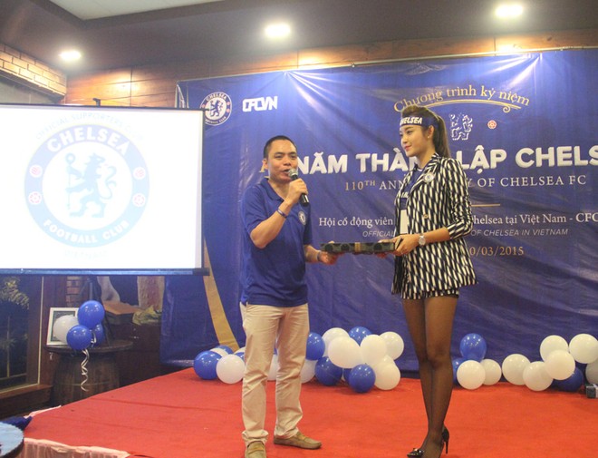 Á hậu Huyền My “đại náo” buổi sinh nhật CLB Chelsea ảnh 1 Á hậu Huyền My “đại náo” buổi sinh nhật CLB Chelsea ảnh 1