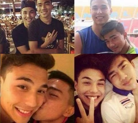 Sốc: Hai tuyển thủ Thái Lan công khai quan hệ đồng tính ảnh 2 Sốc: Hai tuyển thủ Thái Lan công khai quan hệ đồng tính ảnh 2