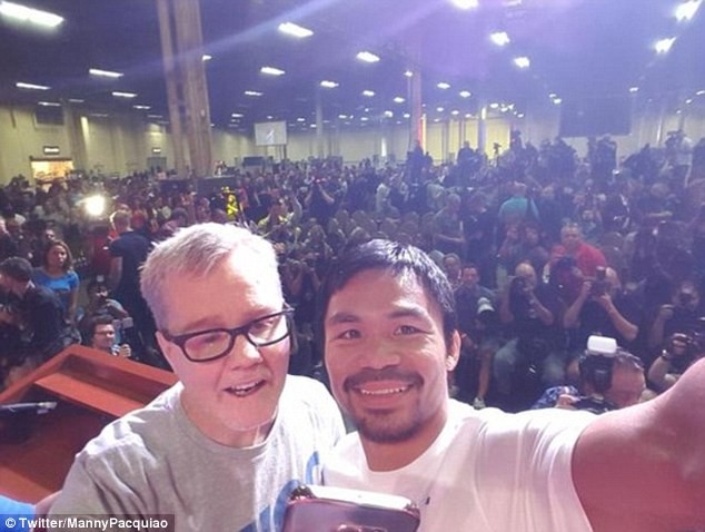 Manny Pacquiao sẵn sàng cho “trận đấu thế kỷ” với Mayweather ảnh 6 Manny Pacquiao sẵn sàng cho “trận đấu thế kỷ” với Mayweather ảnh 6