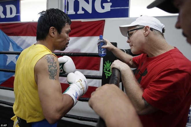 Manny Pacquiao sẵn sàng cho “trận đấu thế kỷ” với Mayweather ảnh 10 Manny Pacquiao sẵn sàng cho “trận đấu thế kỷ” với Mayweather ảnh 10