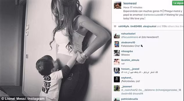 Messi sắp chào đón quý tử thứ hai ảnh 1 Messi sắp chào đón quý tử thứ hai ảnh 1