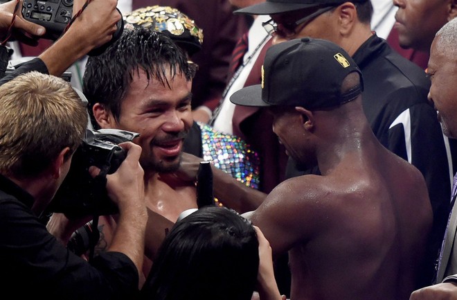 Mayweather và Pacquiao nói gì sau "trận đấu thế kỷ"? ảnh 1 Mayweather và Pacquiao nói gì sau "trận đấu thế kỷ"? ảnh 1