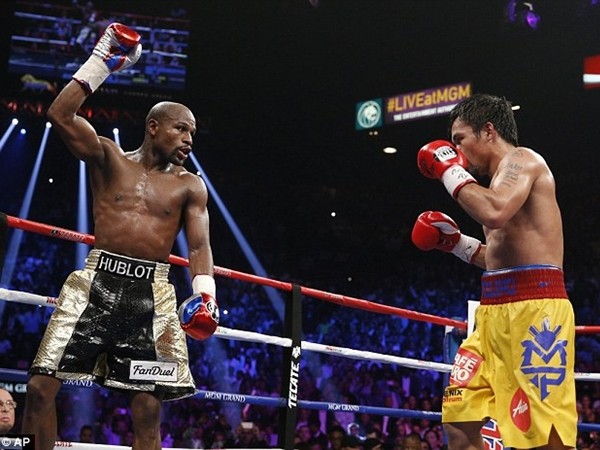 Mayweather lên mặt, gọi Pacquiao là "kẻ hèn nhát" ảnh 2 Mayweather lên mặt, gọi Pacquiao là "kẻ hèn nhát" ảnh 2