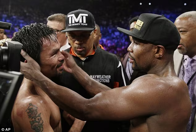 Mayweather lên mặt, gọi Pacquiao là "kẻ hèn nhát" ảnh 1 Mayweather lên mặt, gọi Pacquiao là "kẻ hèn nhát" ảnh 1