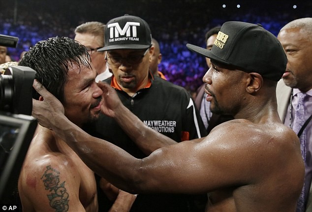 Mayweather lên mặt, gọi Pacquiao là "kẻ hèn nhát" ảnh 1 Mayweather lên mặt, gọi Pacquiao là "kẻ hèn nhát" ảnh 1