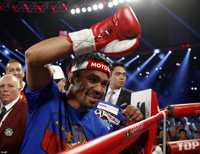 Pacquiao chia tay sự nghiệp bằng chiến thắng vang dội ảnh 4 Pacquiao chia tay sự nghiệp bằng chiến thắng vang dội ảnh 4