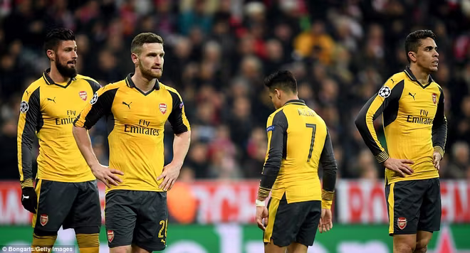 Arsenal tái lập "thành tích tồi tệ" tại Champions League ảnh 6 Arsenal tái lập "thành tích tồi tệ" tại Champions League ảnh 6