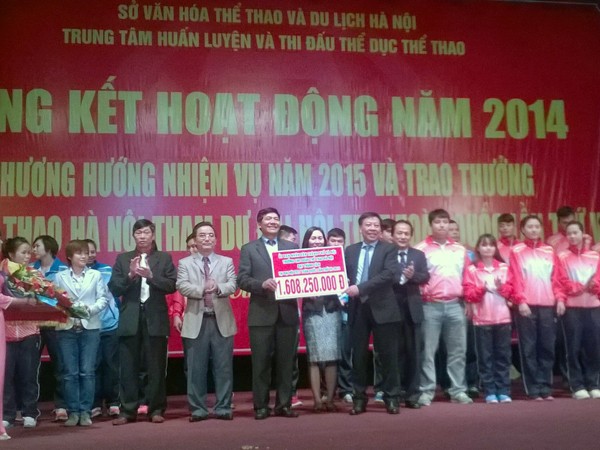 Hà Nội thưởng 1,6 tỷ đồng cho các HLV, VĐV đạt thành tích cao ảnh 1 Hà Nội thưởng 1,6 tỷ đồng cho các HLV, VĐV đạt thành tích cao ảnh 1