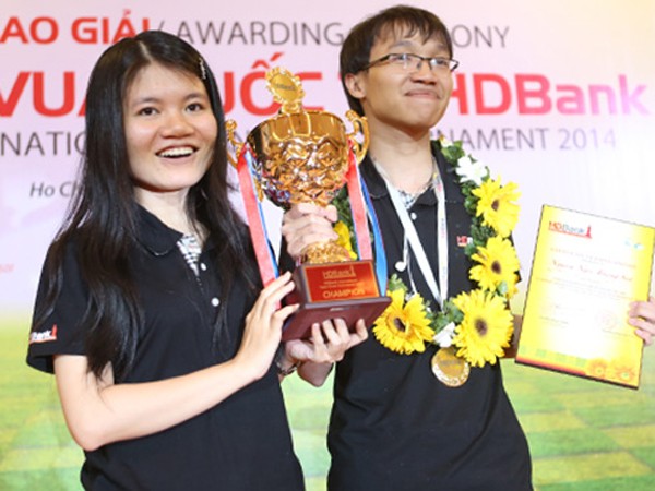 “Tiên đồng ngọc nữ” cờ vua Việt Nam cùng đoạt vé World Cup ảnh 1 “Tiên đồng ngọc nữ” cờ vua Việt Nam cùng đoạt vé World Cup ảnh 1