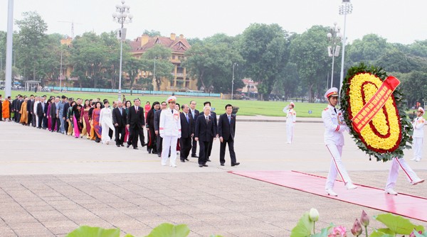 Những hình ảnh trước giờ khai mạc kỳ họp thứ 9, Quốc hội khóa XIII ảnh 2 Những hình ảnh trước giờ khai mạc kỳ họp thứ 9, Quốc hội khóa XIII ảnh 2