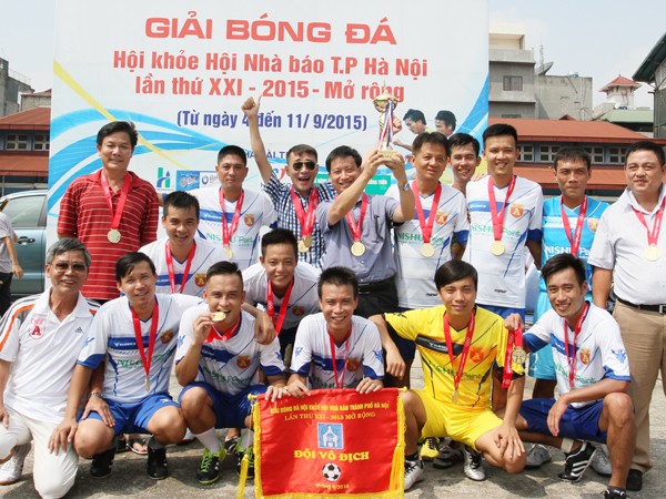 Đội bóng Báo An ninh Thủ đô lần thứ 6 liên tiếp lên ngôi vô địch ảnh 1 Đội bóng Báo An ninh Thủ đô lần thứ 6 liên tiếp lên ngôi vô địch ảnh 1