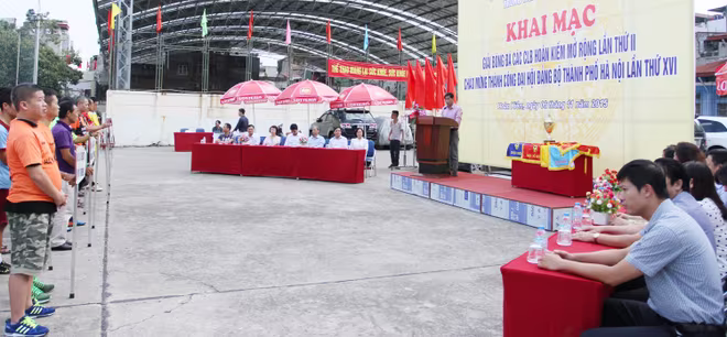Khai mạc Giải bóng đá các CLB Hoàn Kiếm mở rộng 2015 ảnh 1 Khai mạc Giải bóng đá các CLB Hoàn Kiếm mở rộng 2015 ảnh 1