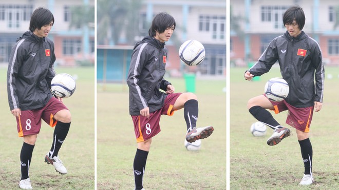 Tuấn Anh phô diễn kỹ thuật trong ngày đầu lên tuyển U23 ảnh 2 Tuấn Anh phô diễn kỹ thuật trong ngày đầu lên tuyển U23 ảnh 2