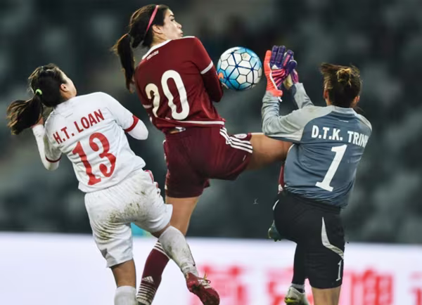 Chùm ảnh: Tuyển nữ Việt Nam thua sát nút tuyển nữ Mexico ảnh 2