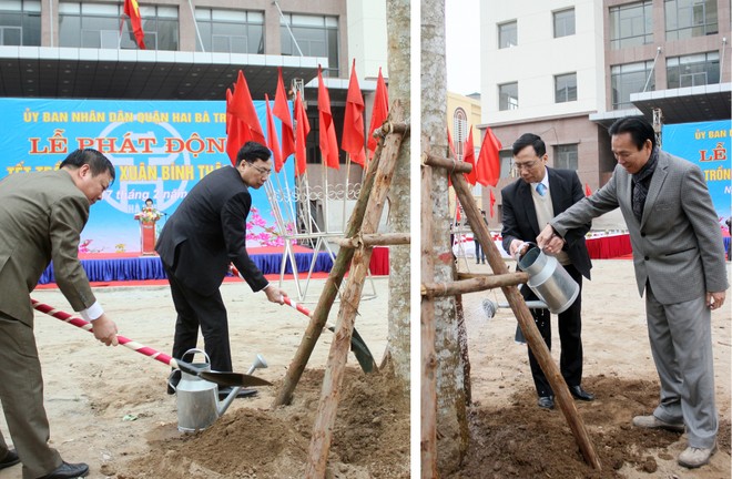 UBND quận Hai Bà Trưng phát động Tết trồng cây 2016 ảnh 2 UBND quận Hai Bà Trưng phát động Tết trồng cây 2016 ảnh 2